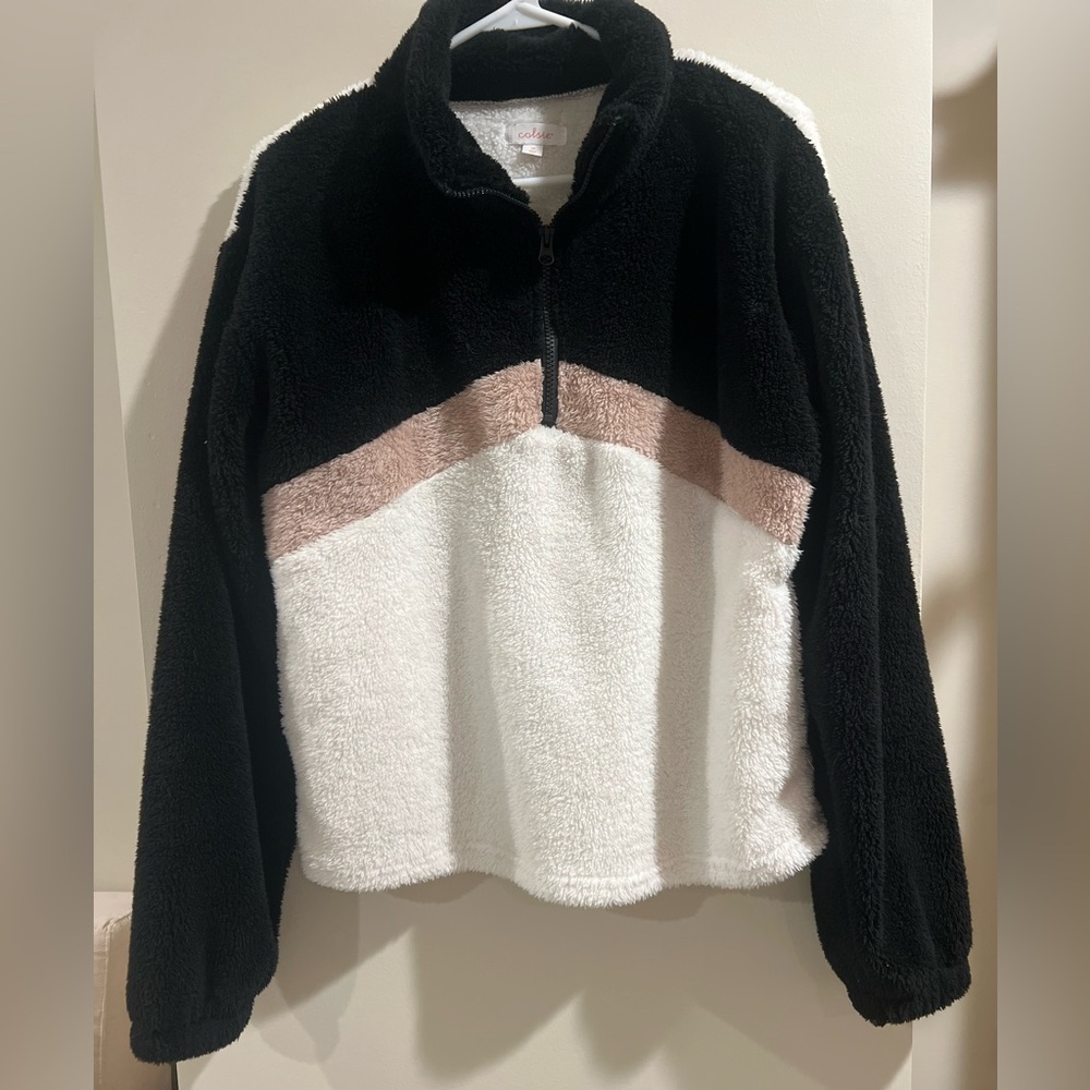 TARGET QUARTER ZIP SHERPA